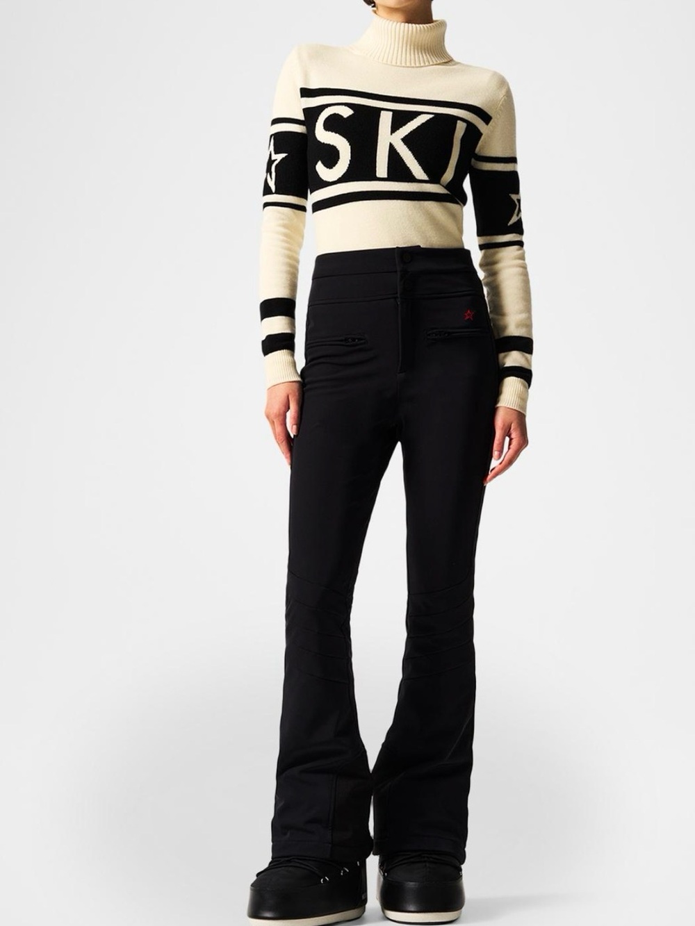 Perfect Moment Aurora High Waist Flare Ski Pants Black XS NWOT